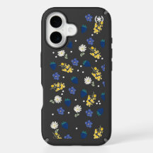 Vildblomma & Björnbärsblommönster