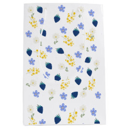 Vildblomma & Björnbärsblommönster