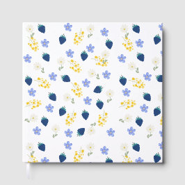Vildblomma & Björnbärsblommönster Gästböcker