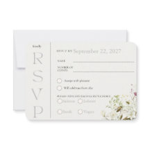Vildblomma Blommig RSVP-svarskort