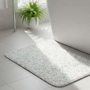 Vildblomma Boho Badrumsmatta