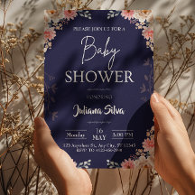 Vildblomma Boho Barnkalas Inbjudan
