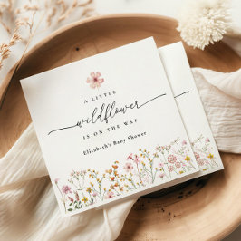 Vildblomma Boho Barnkalas Pappersservett
