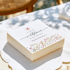 Vildblomma Boho Barnkalas Pappersservett