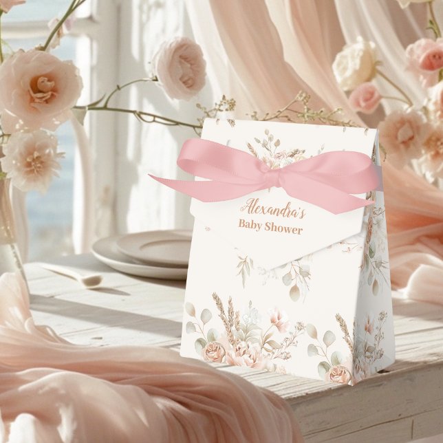 Vildblomma Boho Barnkalas Presentaskar (Skapare uppladdad)