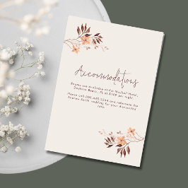 Vildblomma Boho Boende Detaljer Tilläggskort
