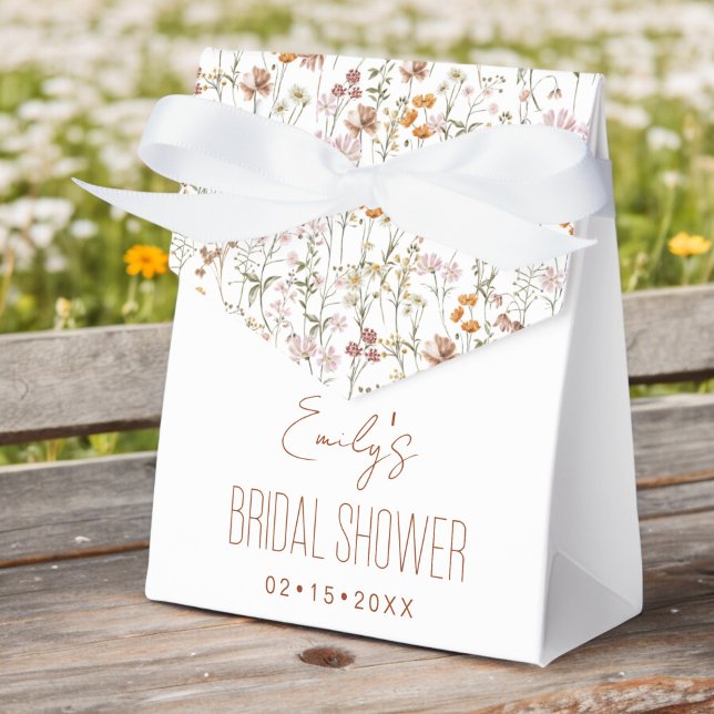 Vildblomma Boho Bröllopsdusch I Blommande Trädgård Presentaskar (Skapare uppladdad)