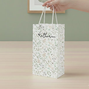 Vildblomma Boho Initialer Monogram