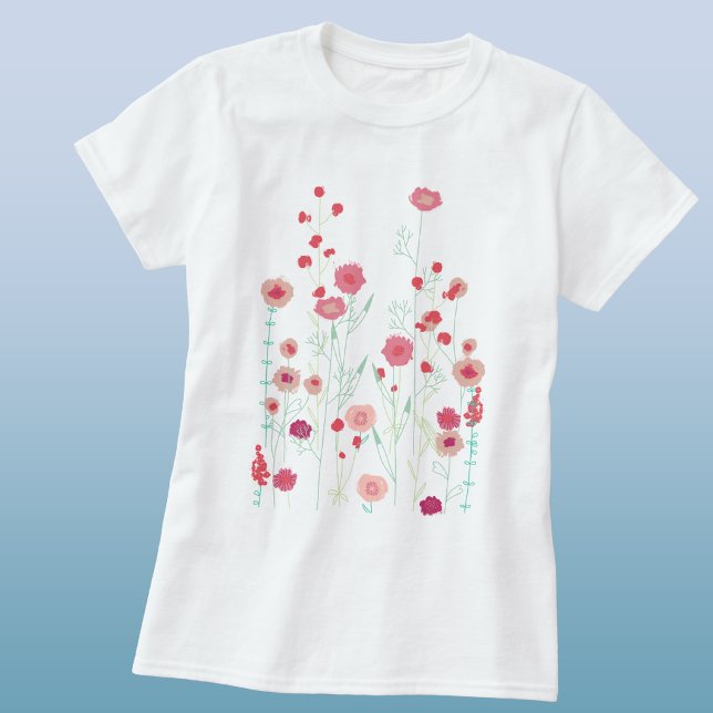 Vildblomma Boho T Shirt (Skapare uppladdad)