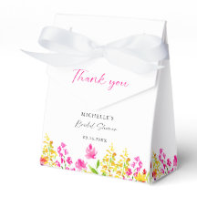 Vildblomma Bröllopsdusch Blommig Anpassad Presentl