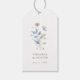 Vildblomma Bröllopsgåva Tag Presentetikett