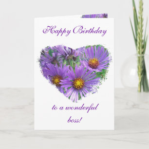 Vildblomma för Asters för nedgång för Kort