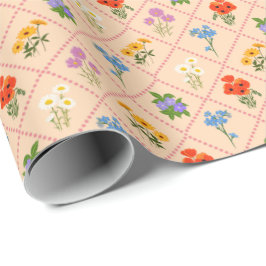 Vildblomma Harlekin Trädgård Presentpapper