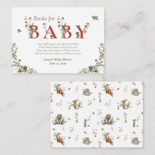 Vildblomma Jordgubbs Sommar Baby Bok Begäran Tilläggskort