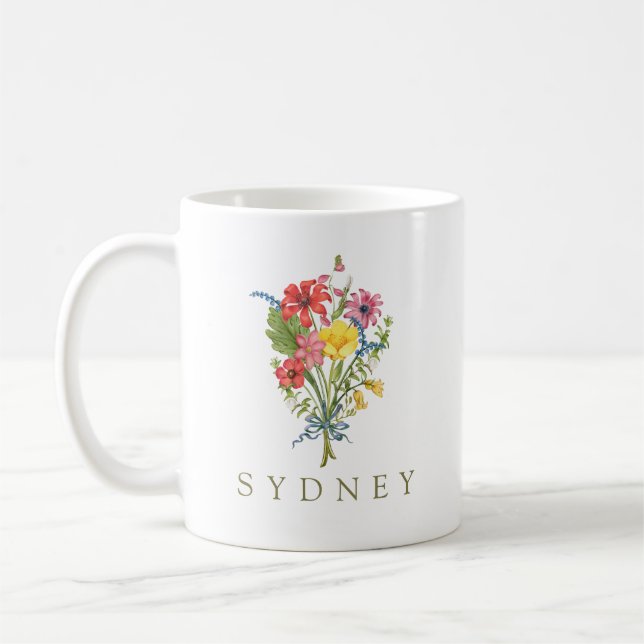 Vildblomma Kaffemugg (Vänster)
