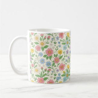 Vildblomma Keramisk Kaffemugg | Cottagecore