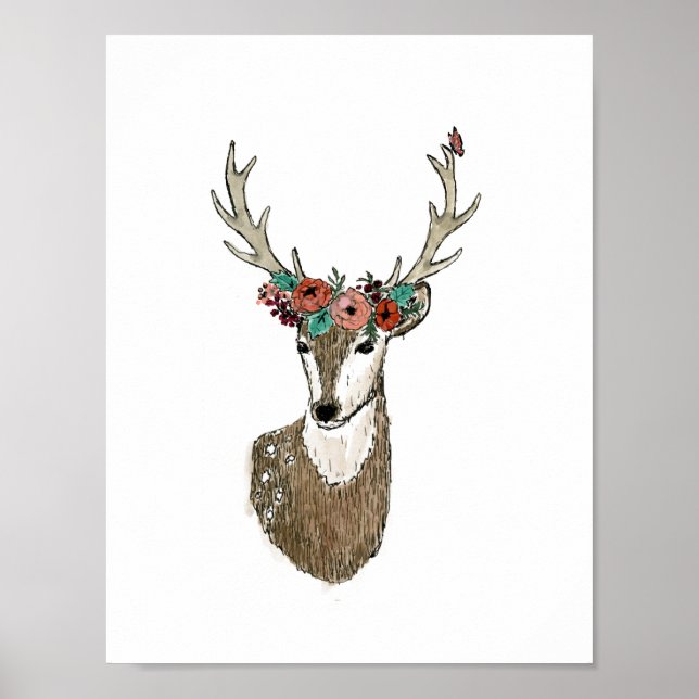 Vildblomma: Kung i skogen Poster (Framsidan)