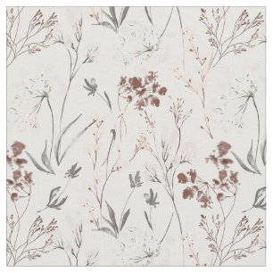 Vildblomma minimalistiska eleganta blad mjuka blom tyg