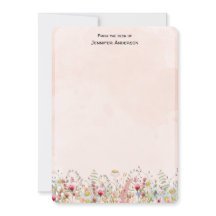 Vildblomma Modern Botanisk Blommig Personlig