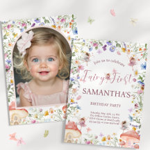 Vildblomma Sagoträdgård 1-års Födelsedags Fotoinbj