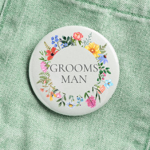 Vildblomma Trosskummel Bröllop Knapp