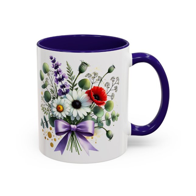 Vildblomma Tusenskönor Mugg Blommig Presentkopp (Skapare uppladdad)