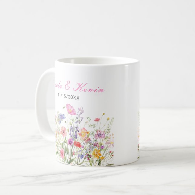 Vildblomma Vårblomma Kaffemugg (Framsida vänster)