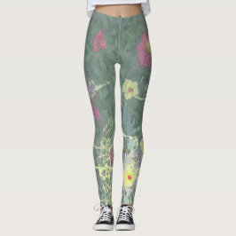 Vildblommadamasker Leggings
