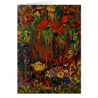 Vildblommakort Hälsningskort