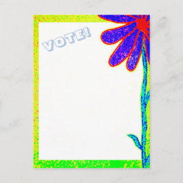 Vildblomman RÖSTAR! vykort