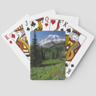 Vildblommar på Mount Rainier Casinokort
