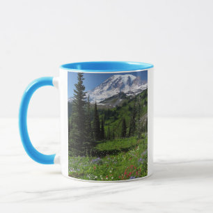 Vildblommar på Mount Rainier Mugg
