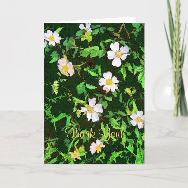 VILDBLOMMAR TACK KORT (Framsida)