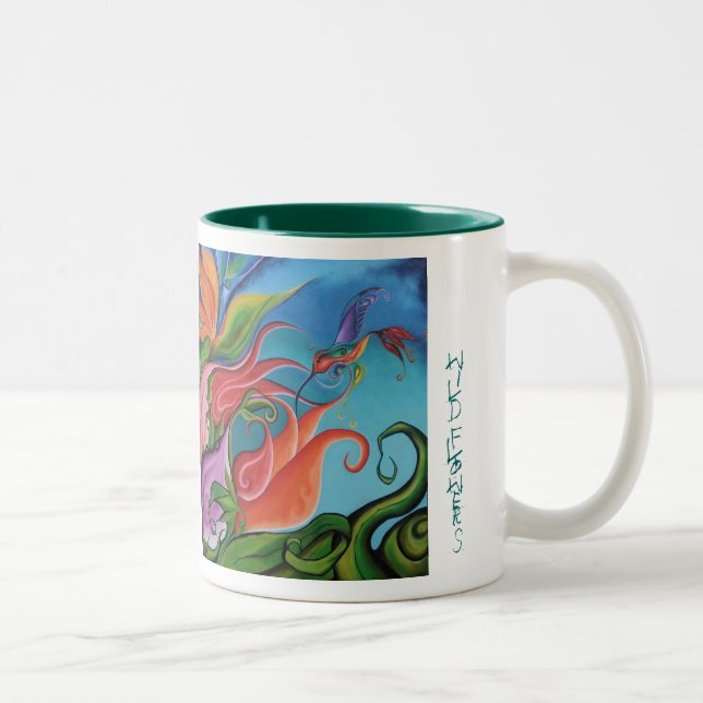 Vildblommar Två-Tonad Mugg (Höger)