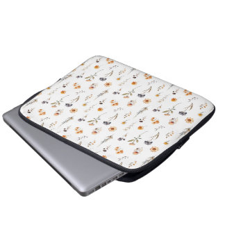 Vildblommönstrade laptopsleeves laptop fodral