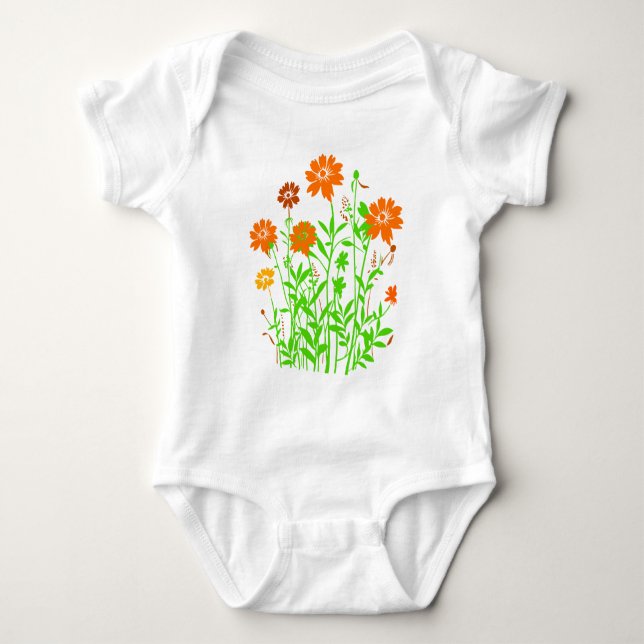 Vildblommor-79156 T Shirt (Framsida)