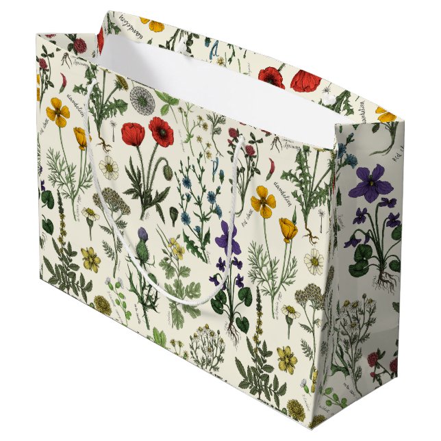Vildblommor collage (Baksidan Vinklad)