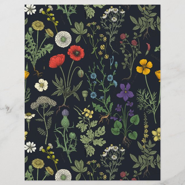 Vildblommor collage (Framsida)