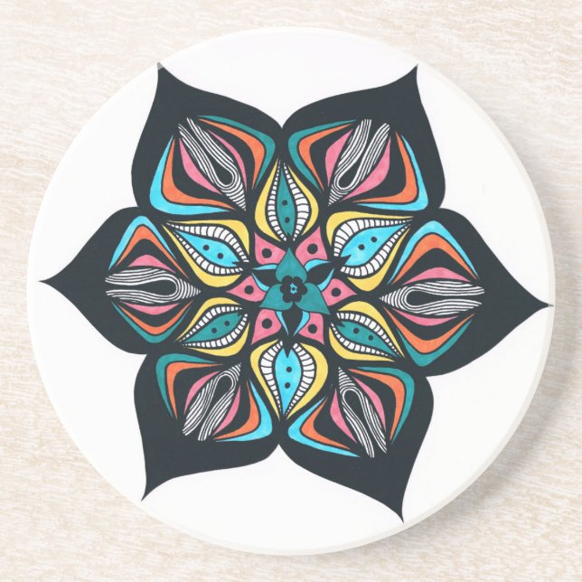 vildblommor: färgad psykopat underlägg (Framsidan)