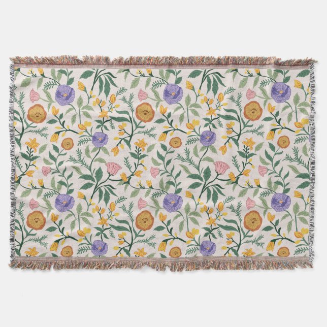 Vildblommor Filt (Framsidan)