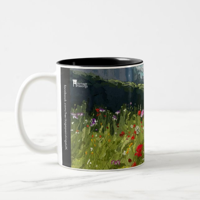 Vildblommor i Wentworth Castle, Yorkshire - Mugg (Vänster)