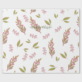 Vildblommor inslagningspapper med design