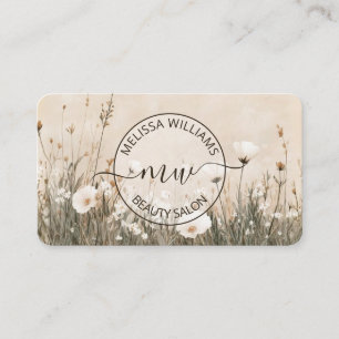 Vildblommor Logo Visitkort