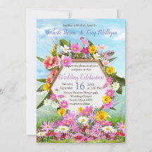 Vildblommor mot Blå himmel