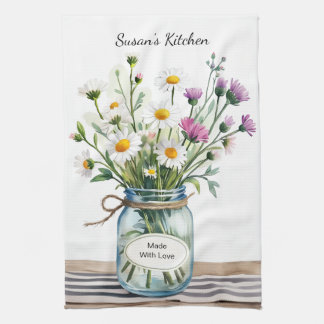 Vildblommor Murbrukare Kökshandduk