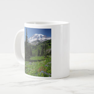 Vildblommor på berget Rainier Jumbo Mugg