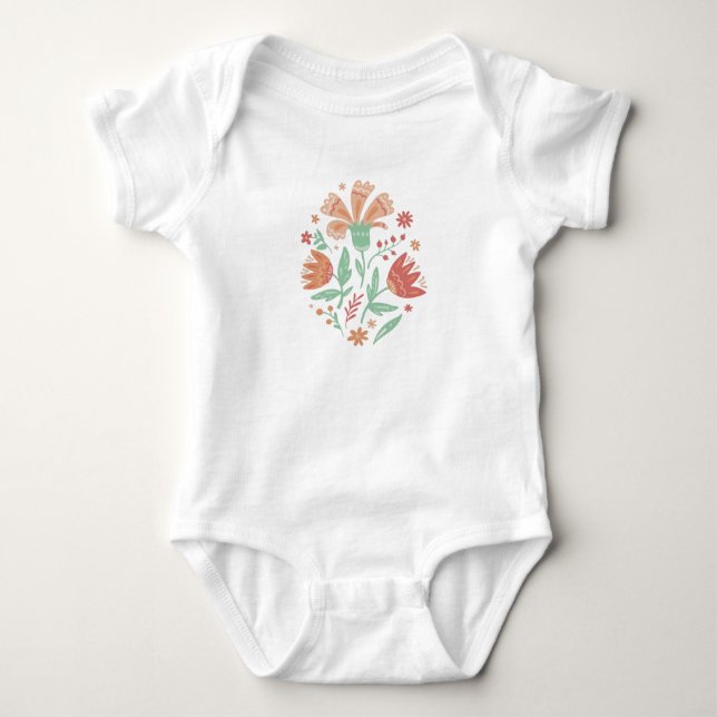 Vildblommor T Shirt (Framsida)