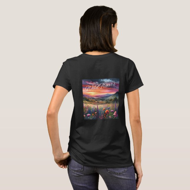 "vildblommor" t shirt (Hel baksida)
