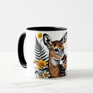Vildblommukör för rådjur och kalv mugg