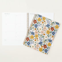 Vildblomsäng Boho-mönster